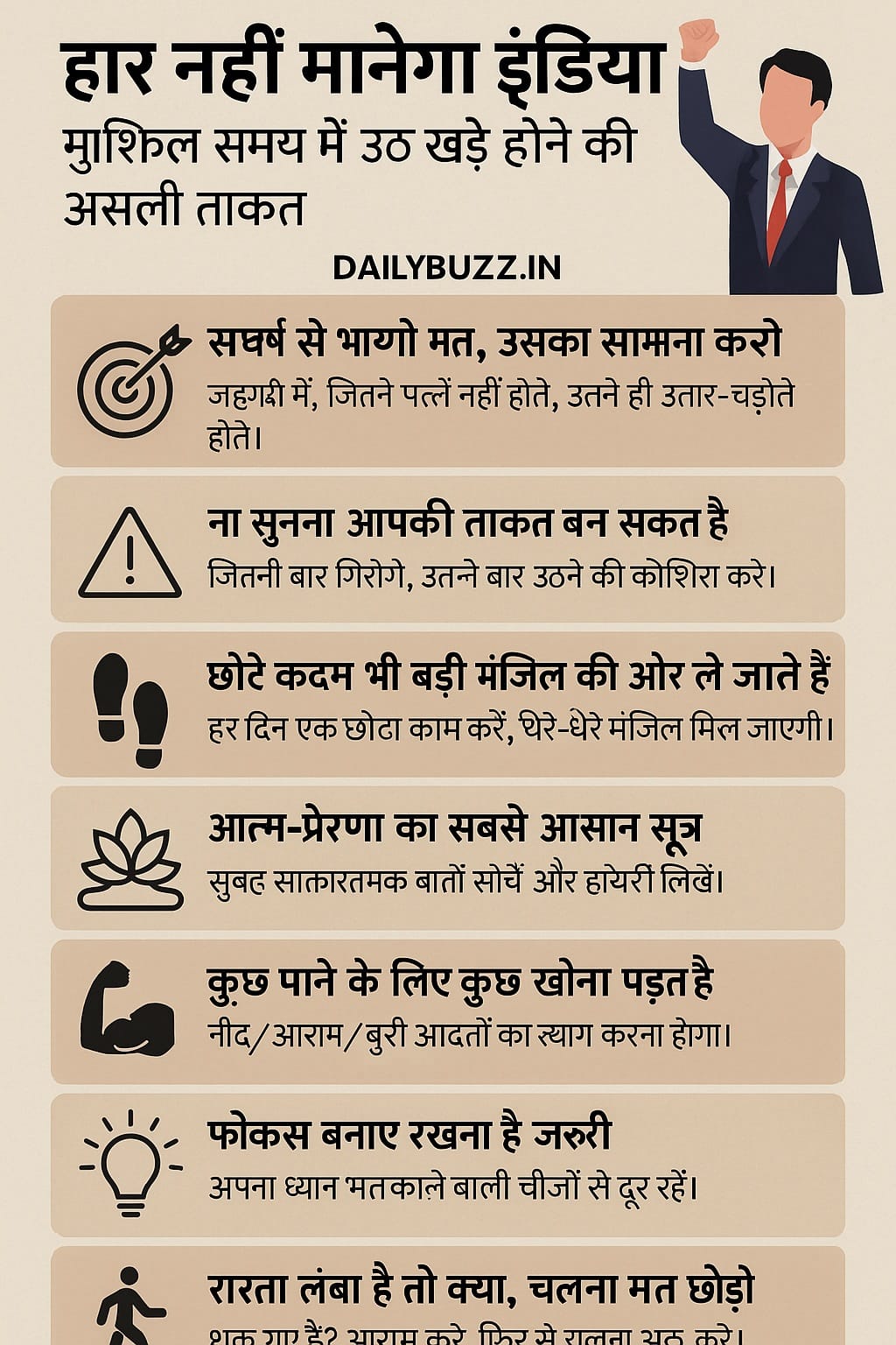 मुश्किल समय में प्रेरणा और आत्मबल का महत्व – DailyBuzz Blog