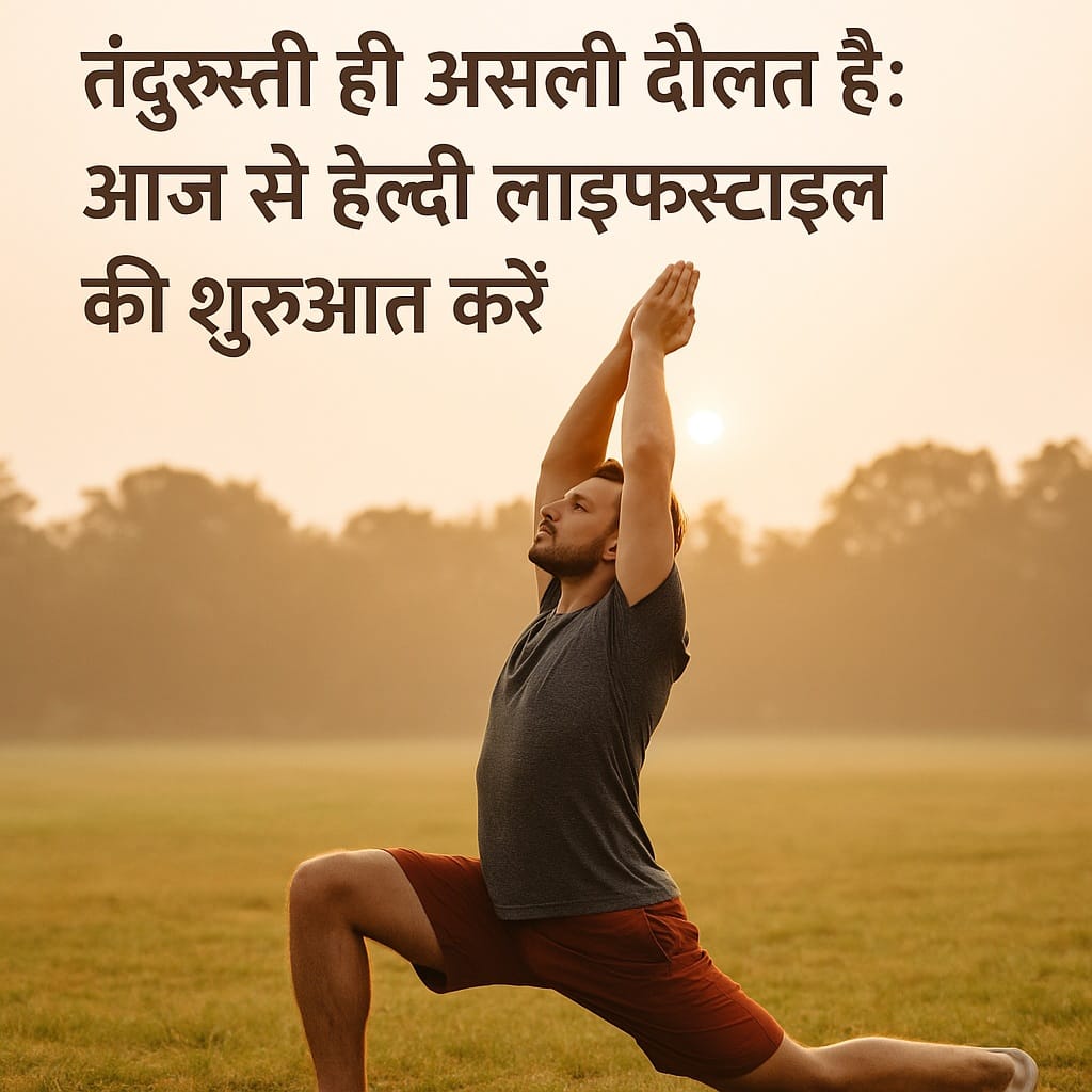 हेल्दी लाइफस्टाइल की प्रेरणादायक शुरुआत