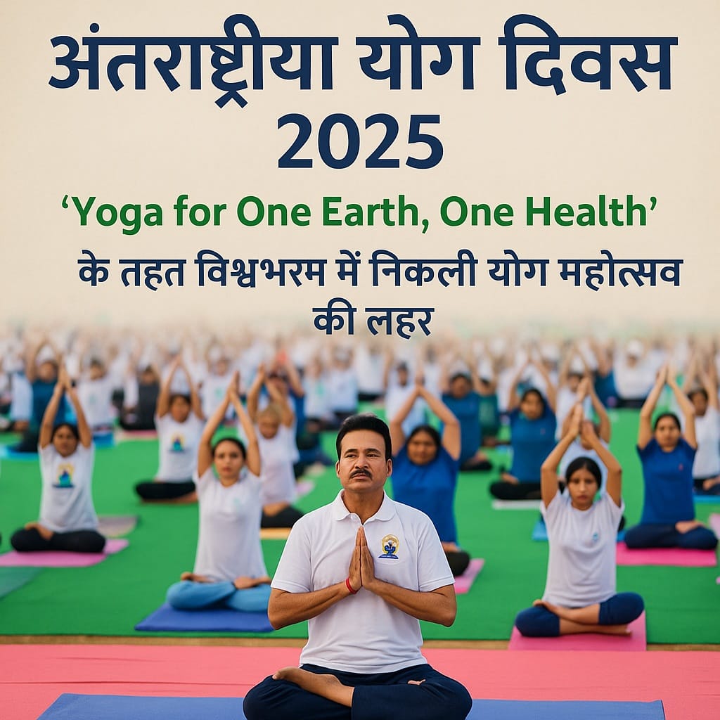 अंतर्राष्ट्रीय योग दिवस 2025 पर सामूहिक योग सत्र - DailyBuzz.in