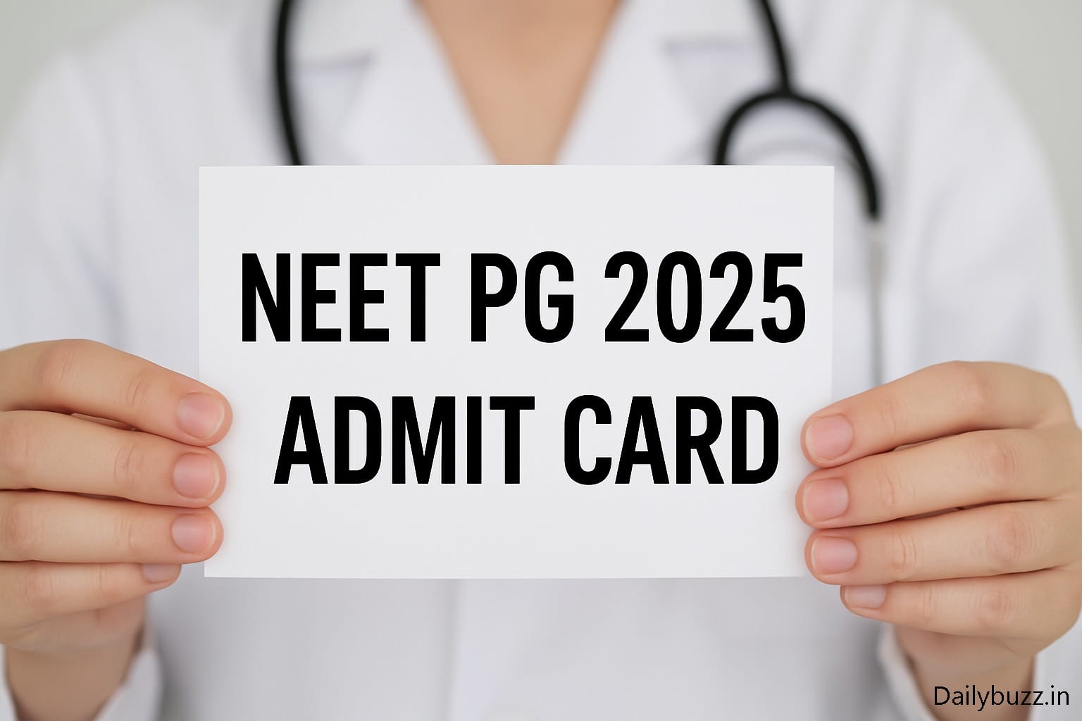 How to Download NEET PG 2025 Admit Card from natboard.edu.in