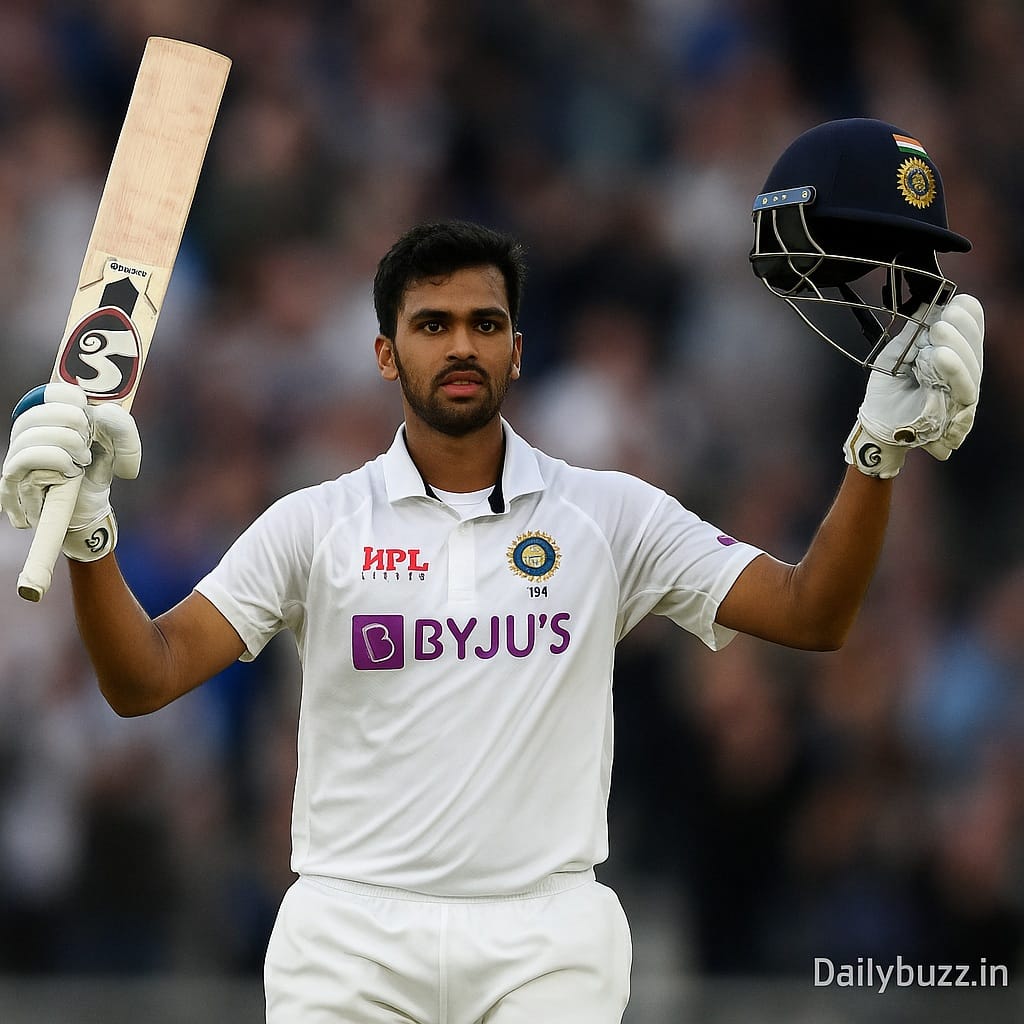 Washington Sundar Test Century vs England 2025