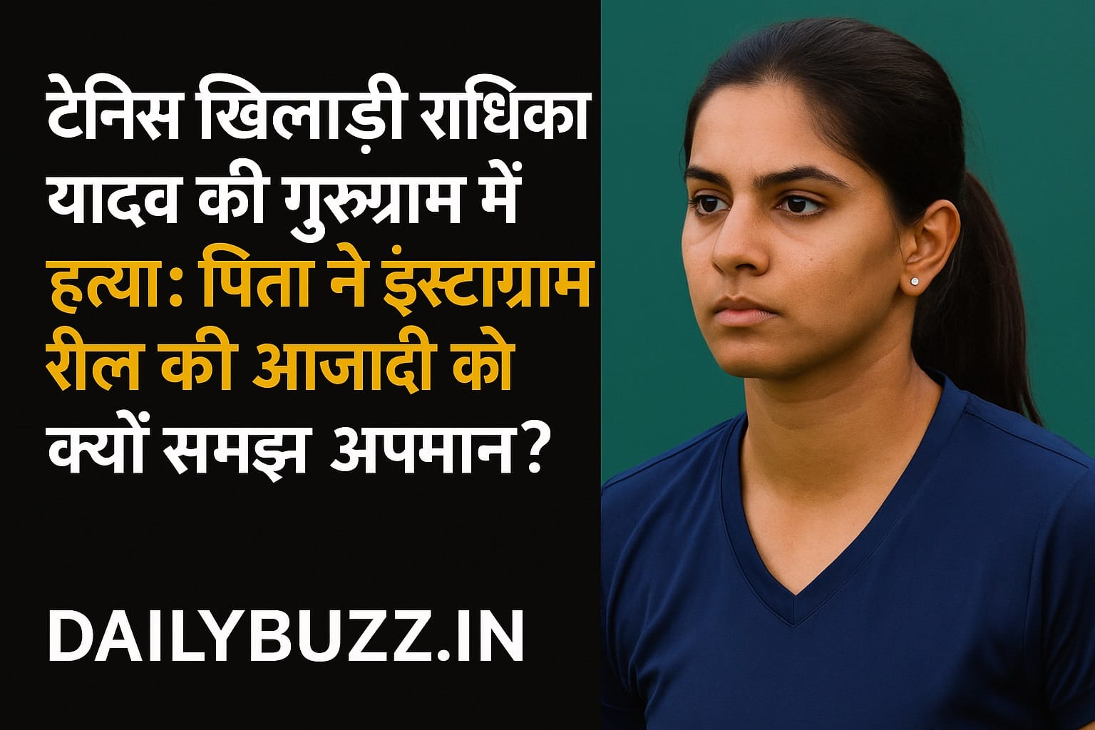 Radhika Yadav tennis player shot by father in Gurugram