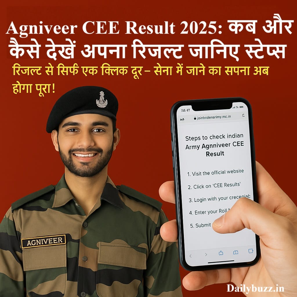 Agniveer CEE Result 2025 Check Guide