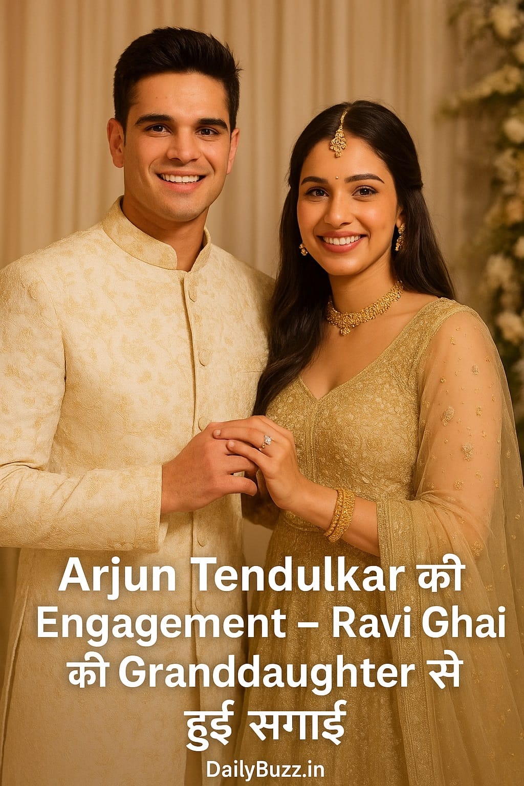 Arjun Tendulkar and Saaniya Chandok Engagement Ceremony