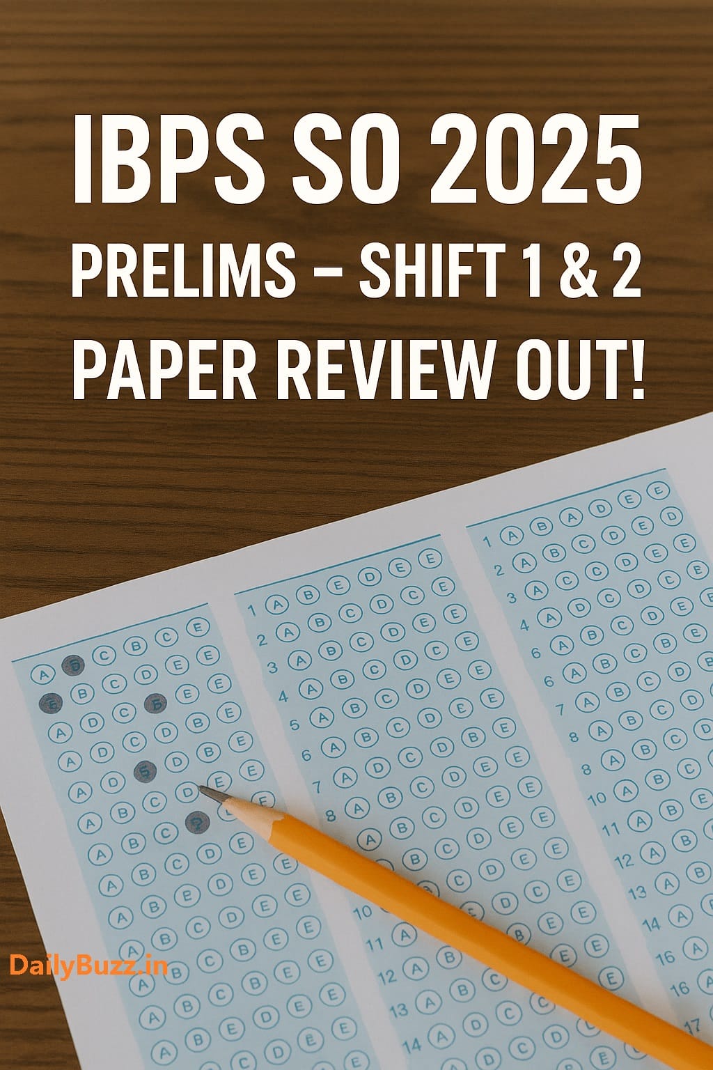 IBPS SO 2025 Prelims paper review, difficulty level and memory based questions
