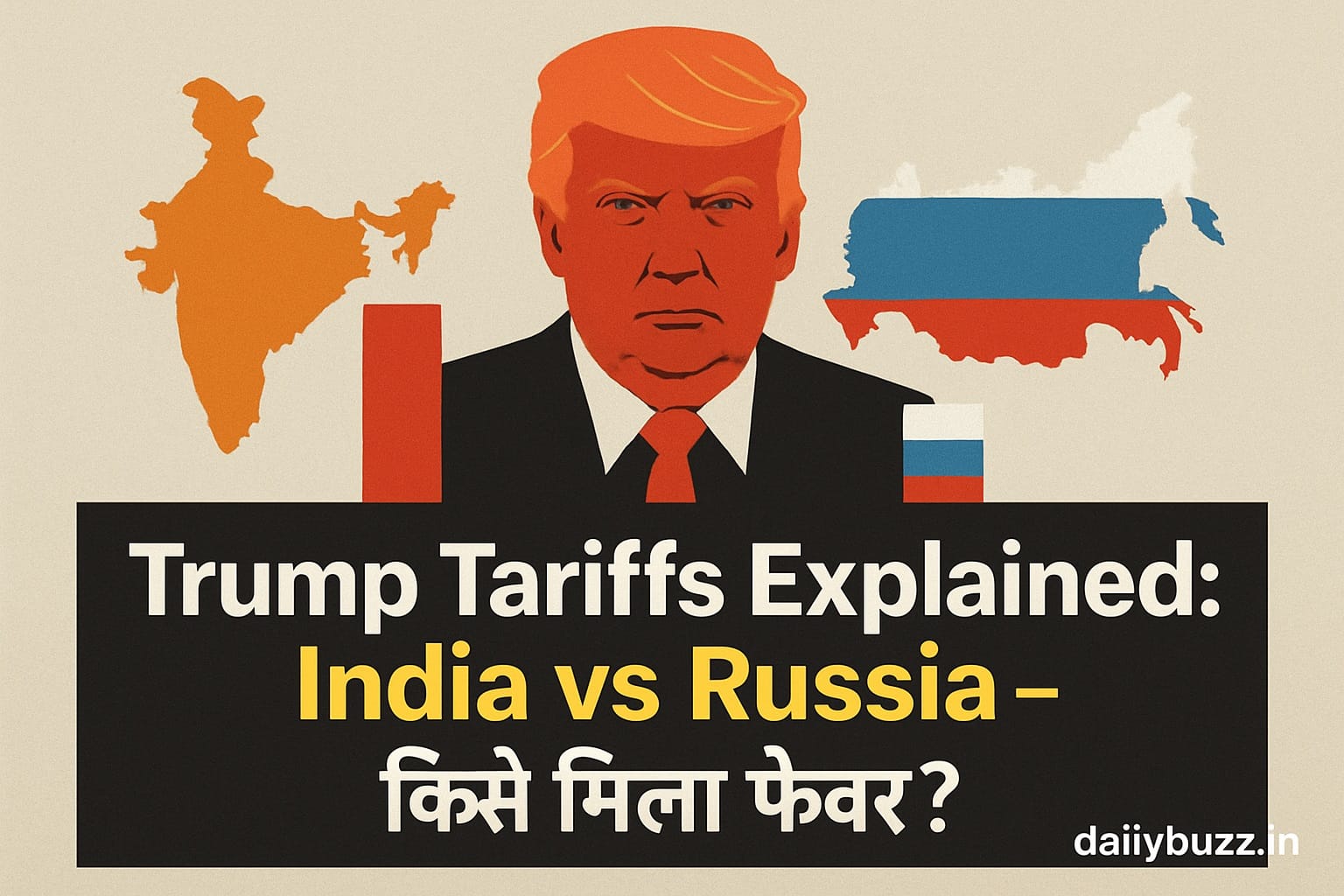 Trump Tariff policy comparison between India and Russia