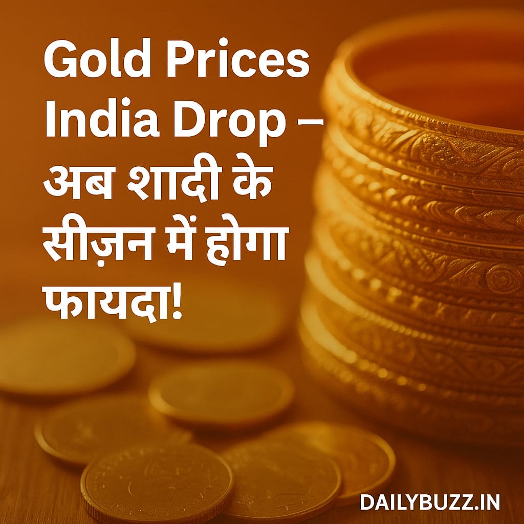 India gold prices drop before wedding season