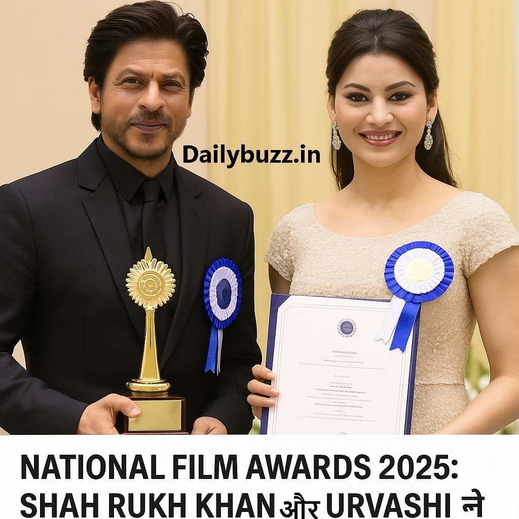 National Film Awards 2025 Winners Shah Rukh Khan and Urvashi Rautela