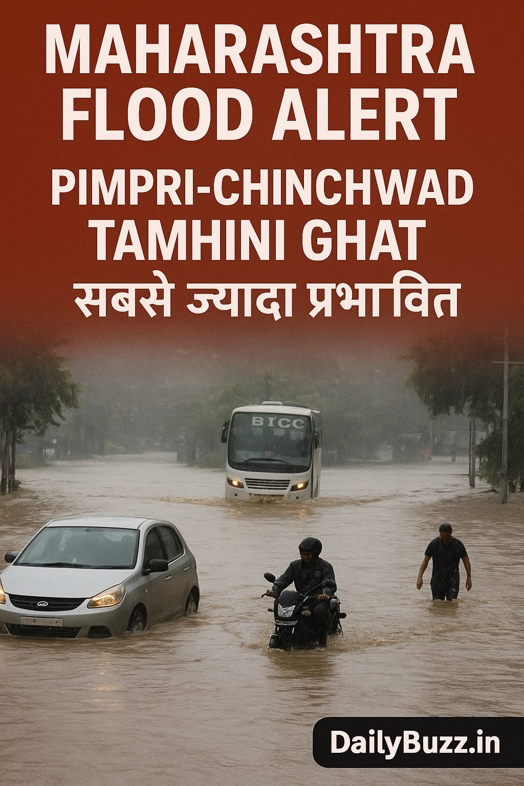 Maharashtra Flood Alert – Pimpri-Chinchwad और Tamhini Ghat बुरी तरह प्रभावित