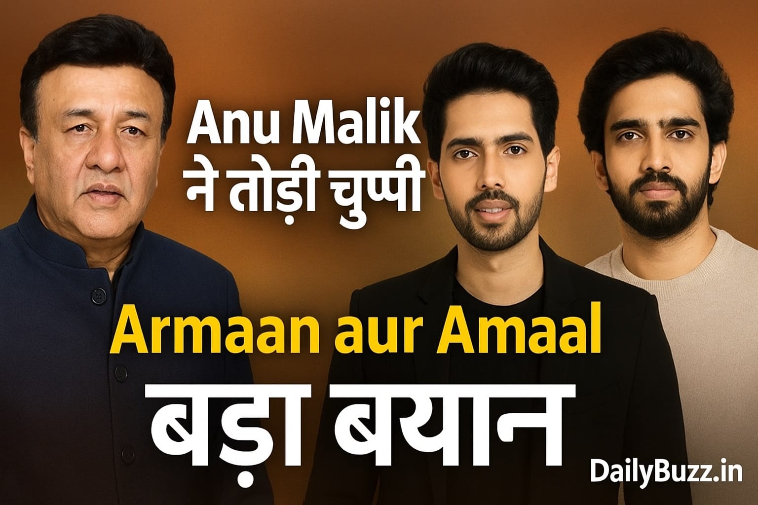 Anu Malik breaks silence on Armaan Malik and Amaal Mallik