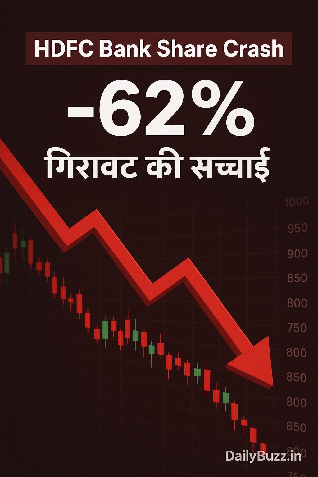 HDFC Bank शेयर की 62% गिरावट का सच