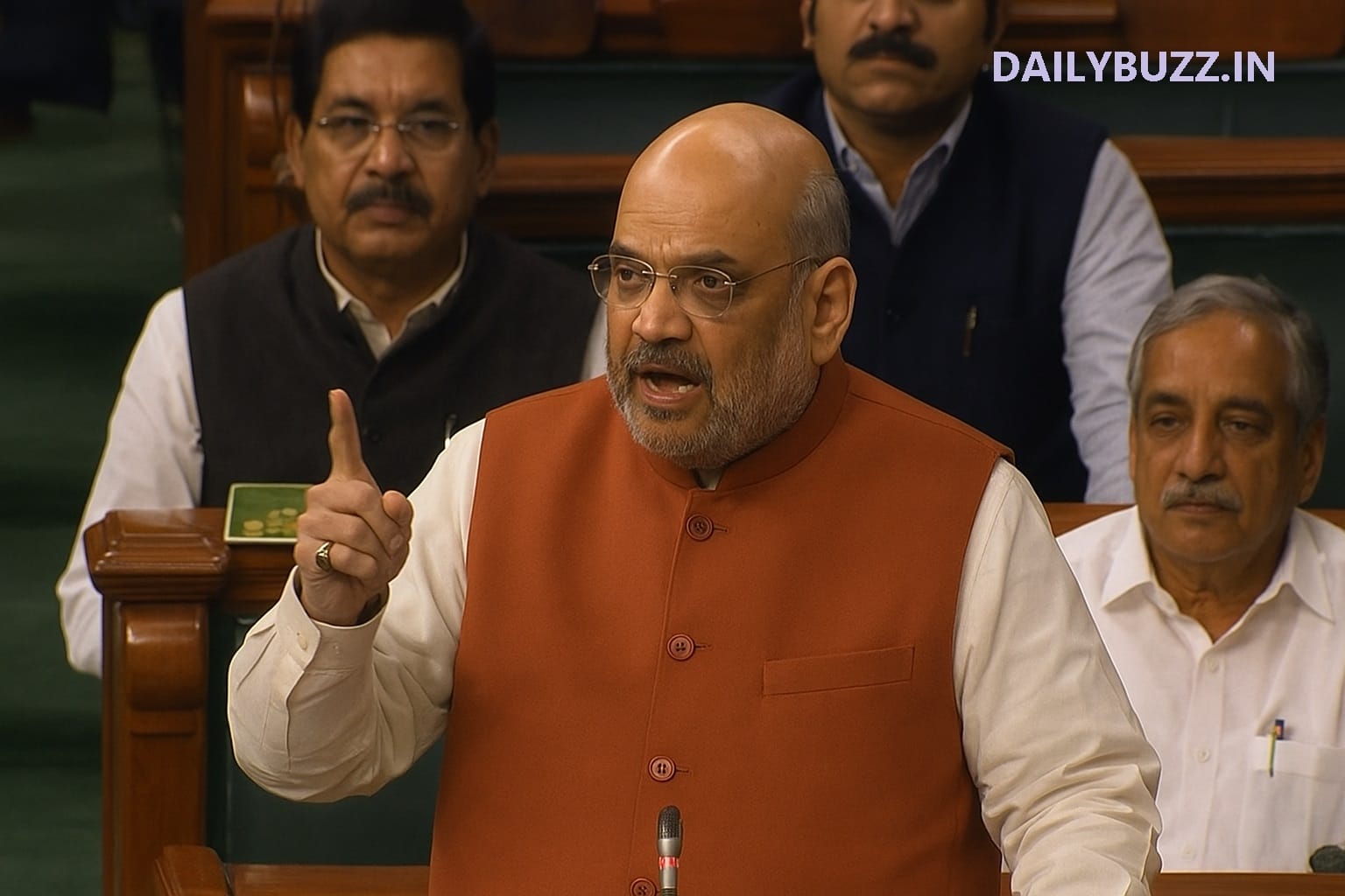 Amit Shah introducing three bills against criminal ministers in Lok Sabha