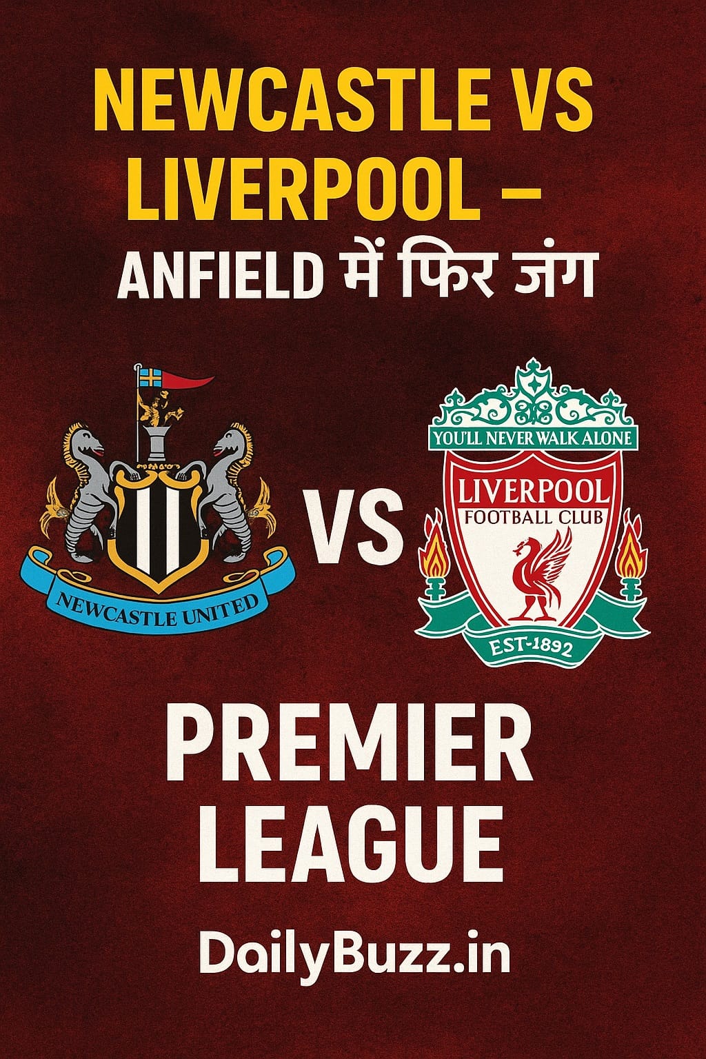 Liverpool vs Newcastle United Anfield Clash Premier League 2025