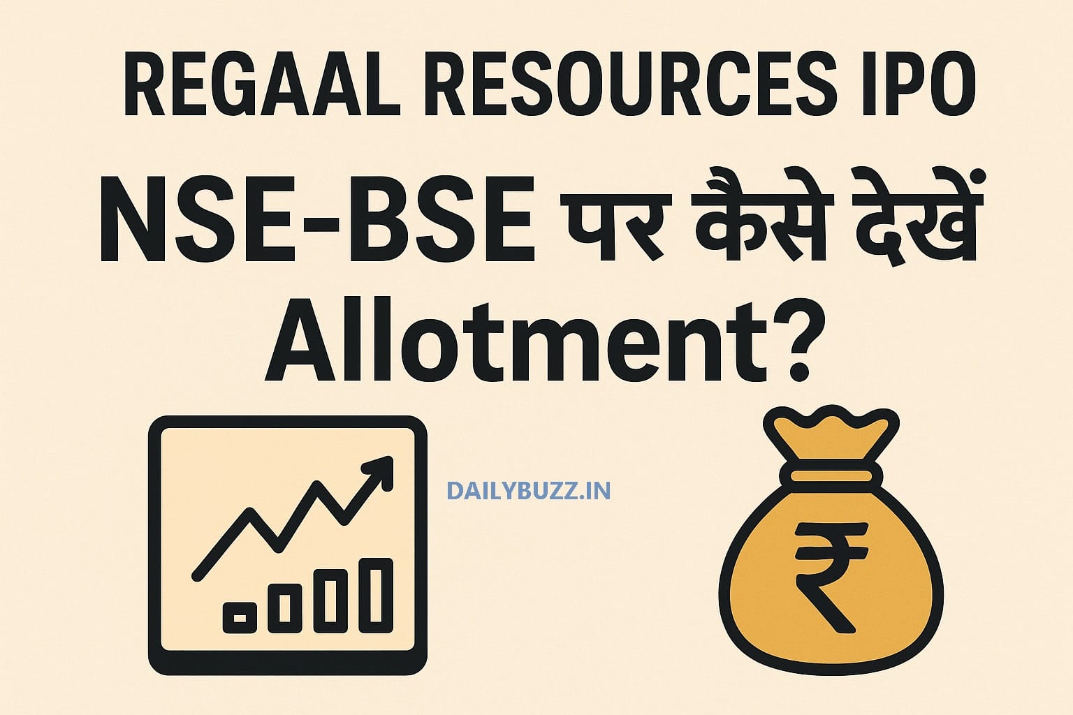 Regaal Resources IPO allotment check guide NSE BSE MUFG Intime