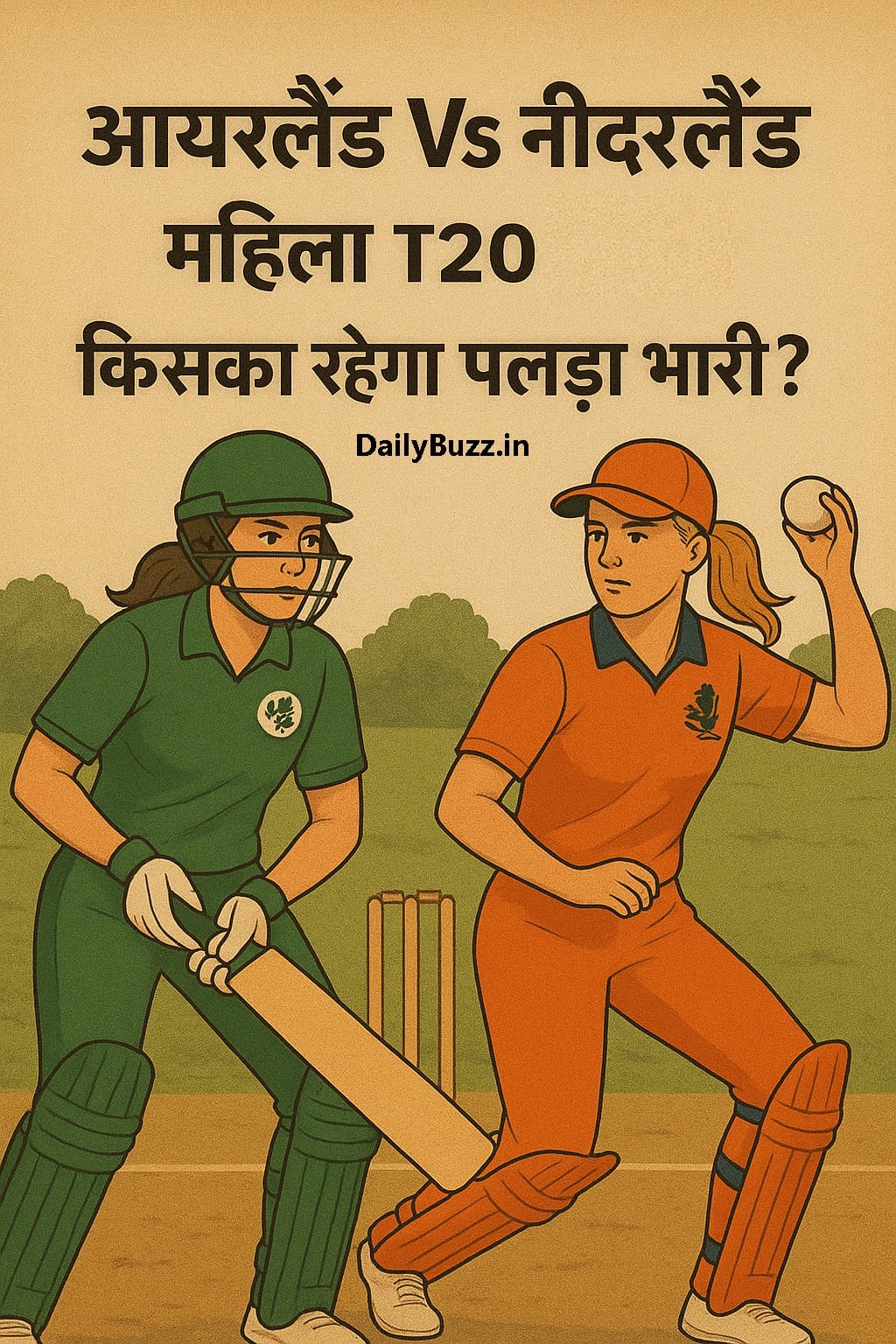 Ireland vs Netherlands Women’s Cricket ICC T20 Match Live Preview