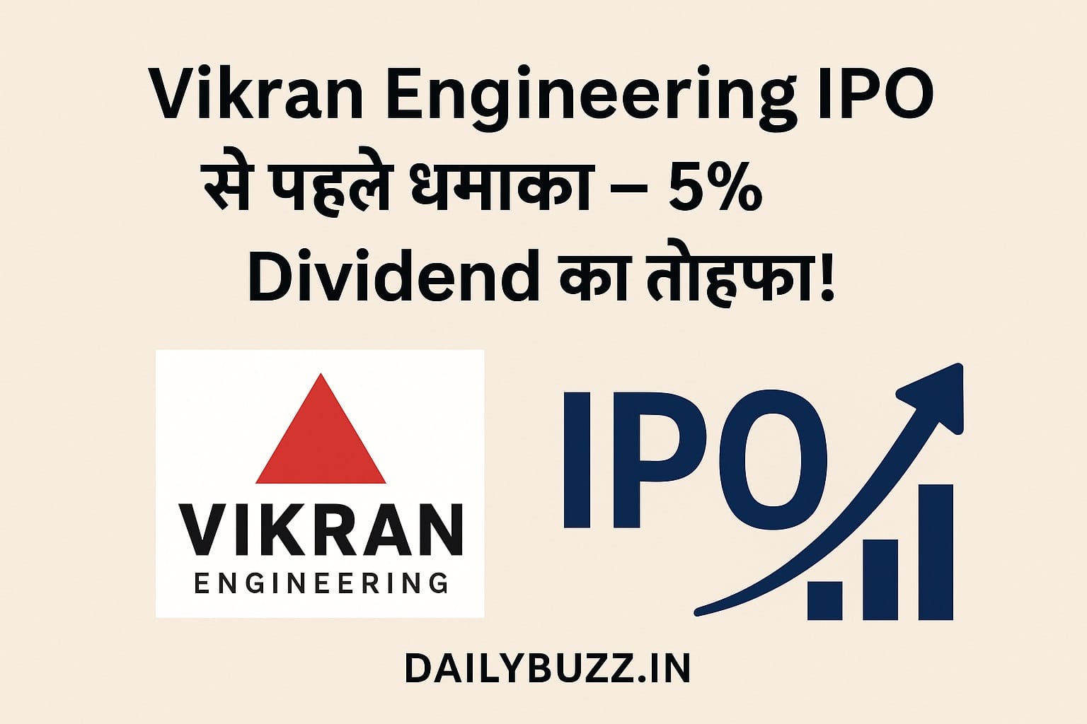 Vikran Engineering IPO 5% Dividend News