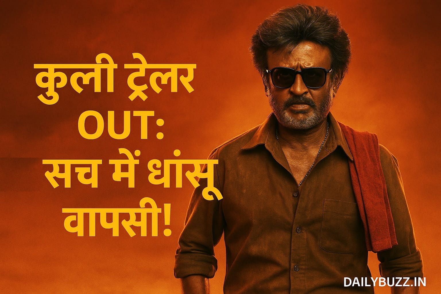 Rajinikanth Coolie Trailer Scene with Mass Entry