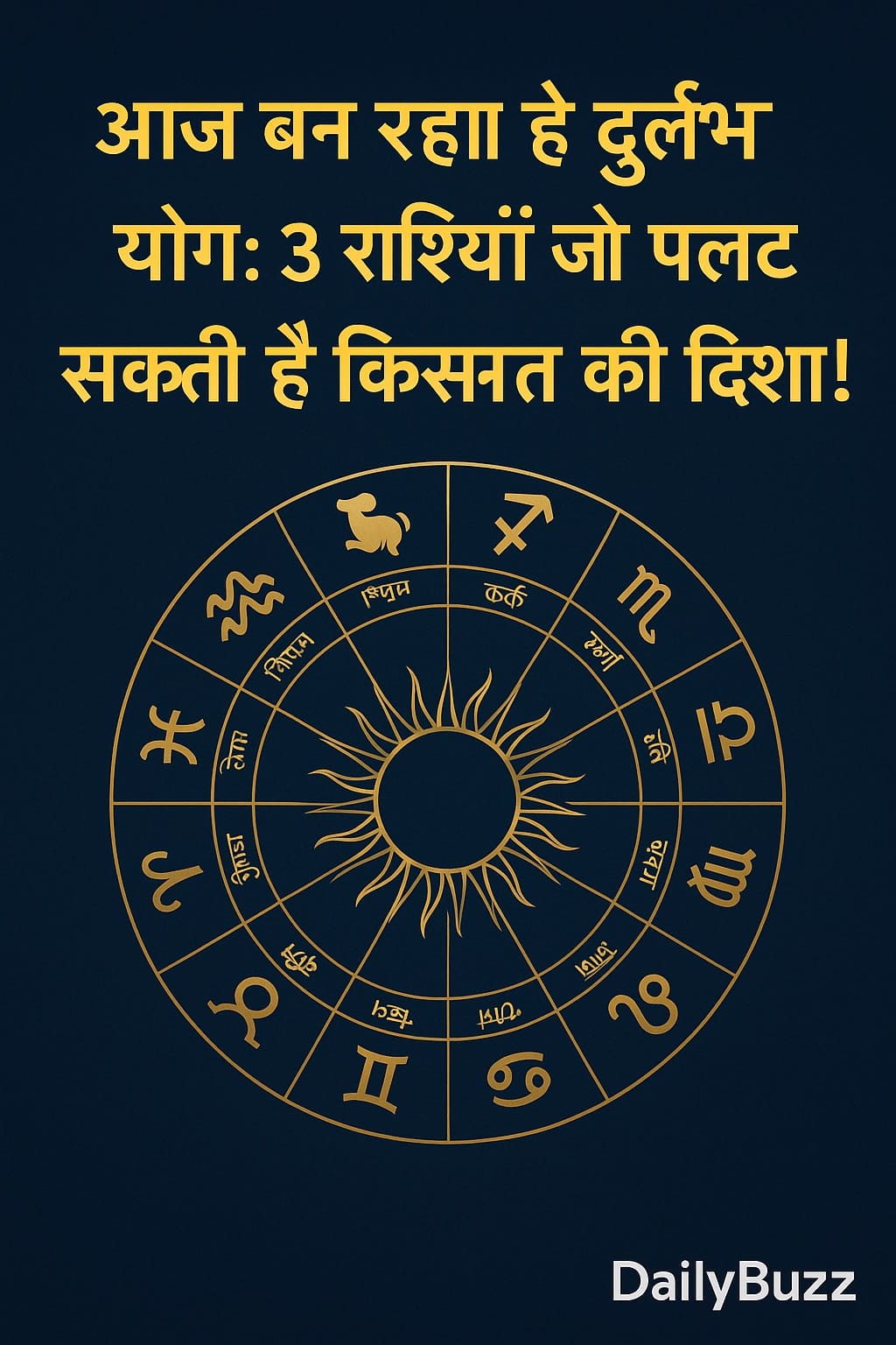 आज बन रहा है दुर्लभ योग – 12 राशियों के चिन्ह
