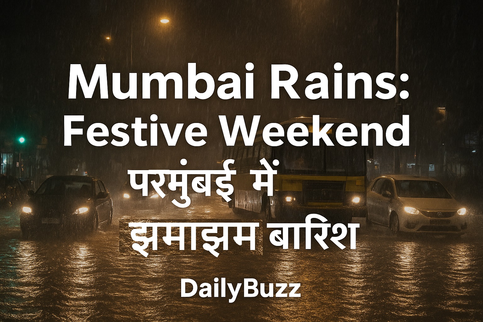 Mumbai soaked in overnight rain on festive weekend