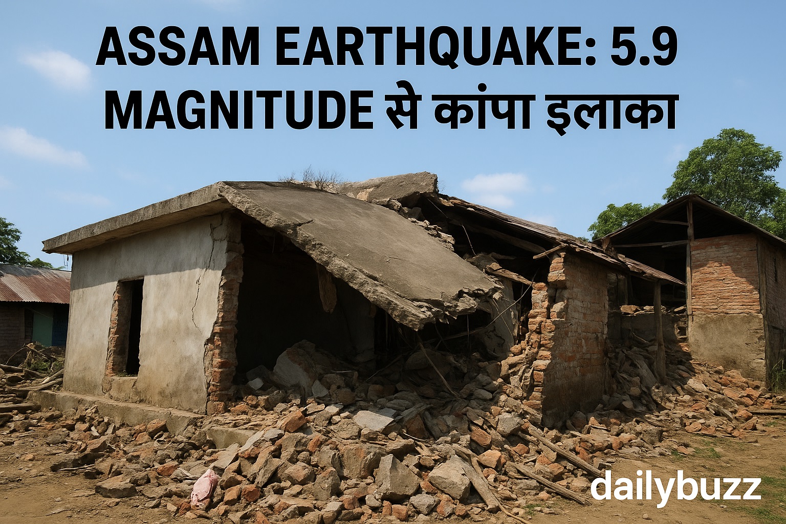 Assam Earthquake 5.9 Magnitude Tremors