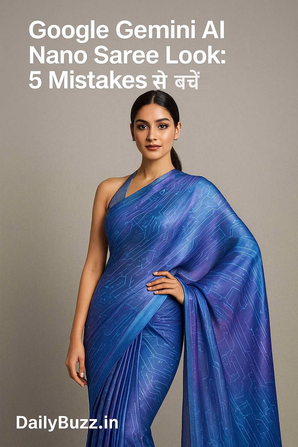 AI Nano Saree Look Trending – 5 Mistakes to Avoid
