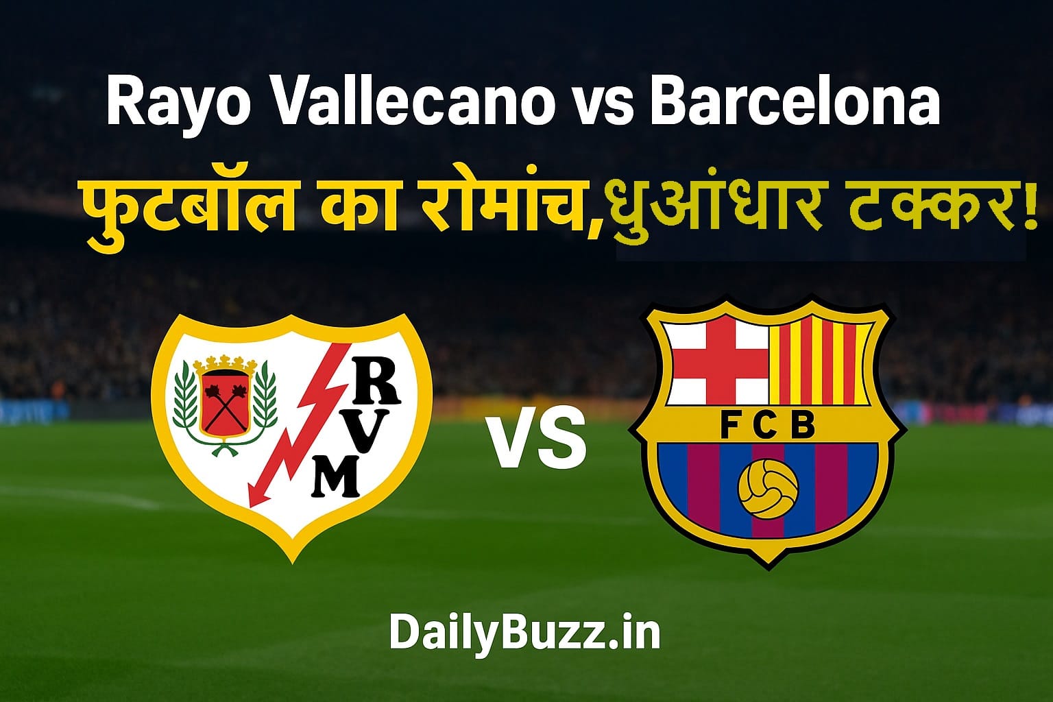 LaLiga match between Rayo Vallecano and FC Barcelona