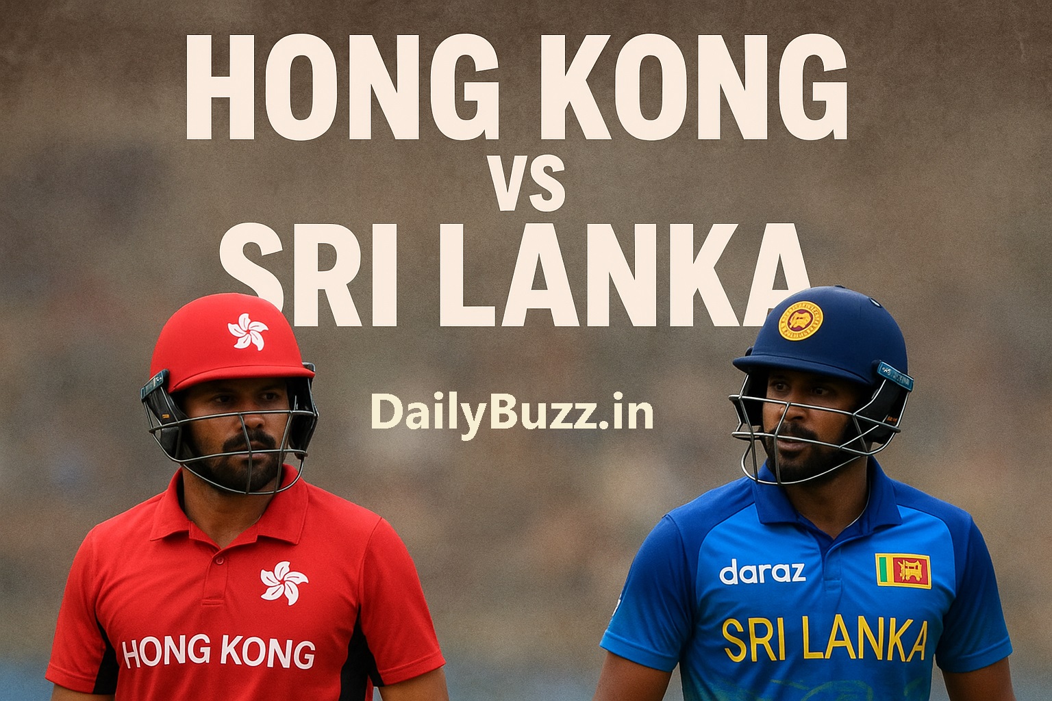 Hong Kong vs Sri Lanka cricket scorecard with highlights
