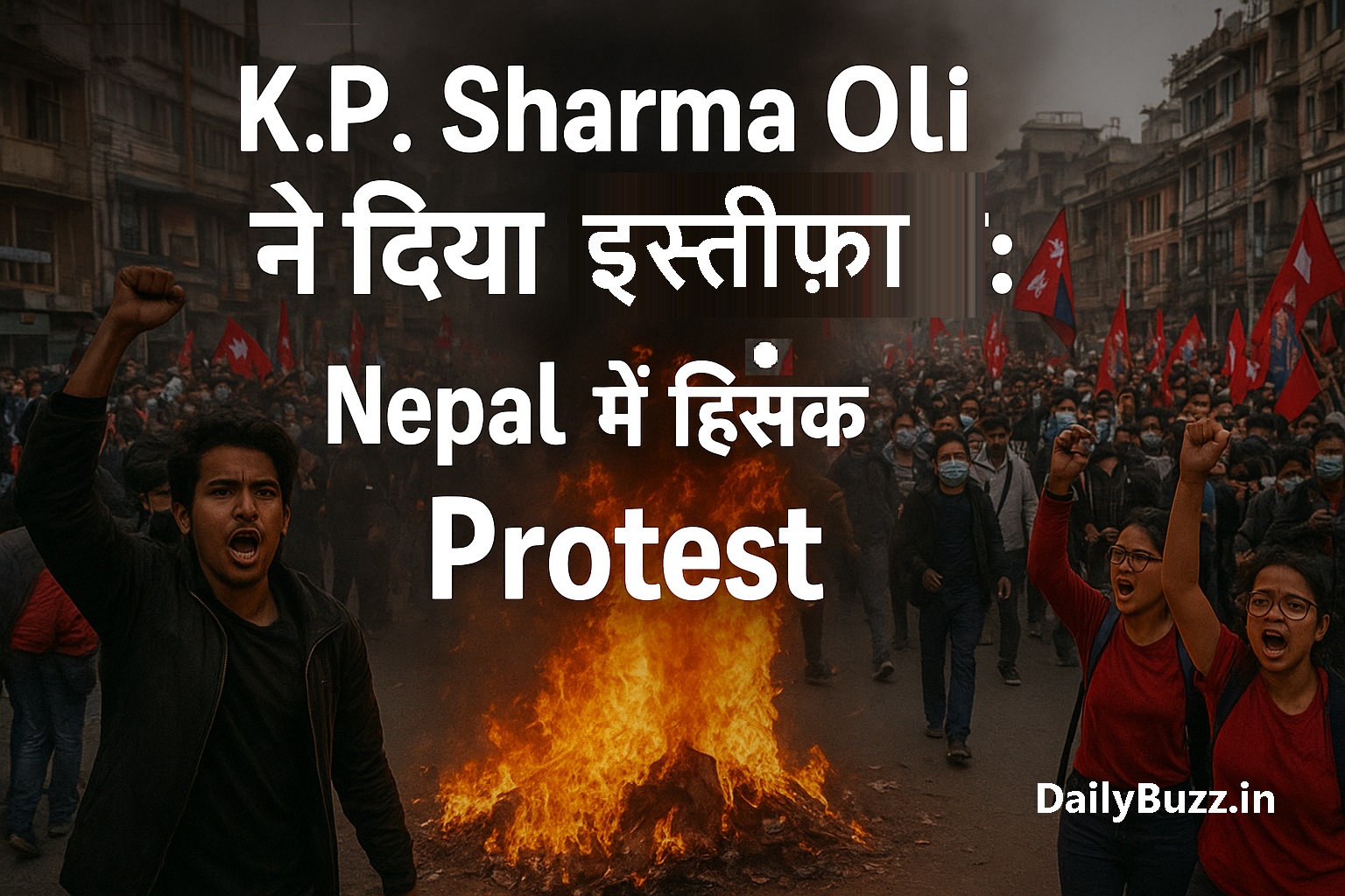 K.P. शर्मा ओली का इस्तीफ़ा और नेपाल में हिंसक प्रदर्शन