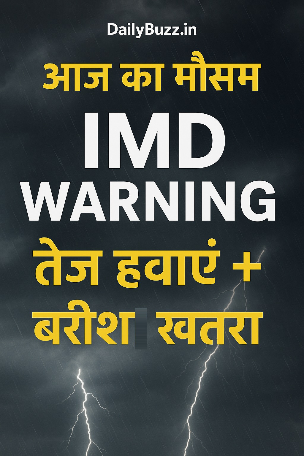 IMD Warning Heavy Rain Storm India Weather Alert