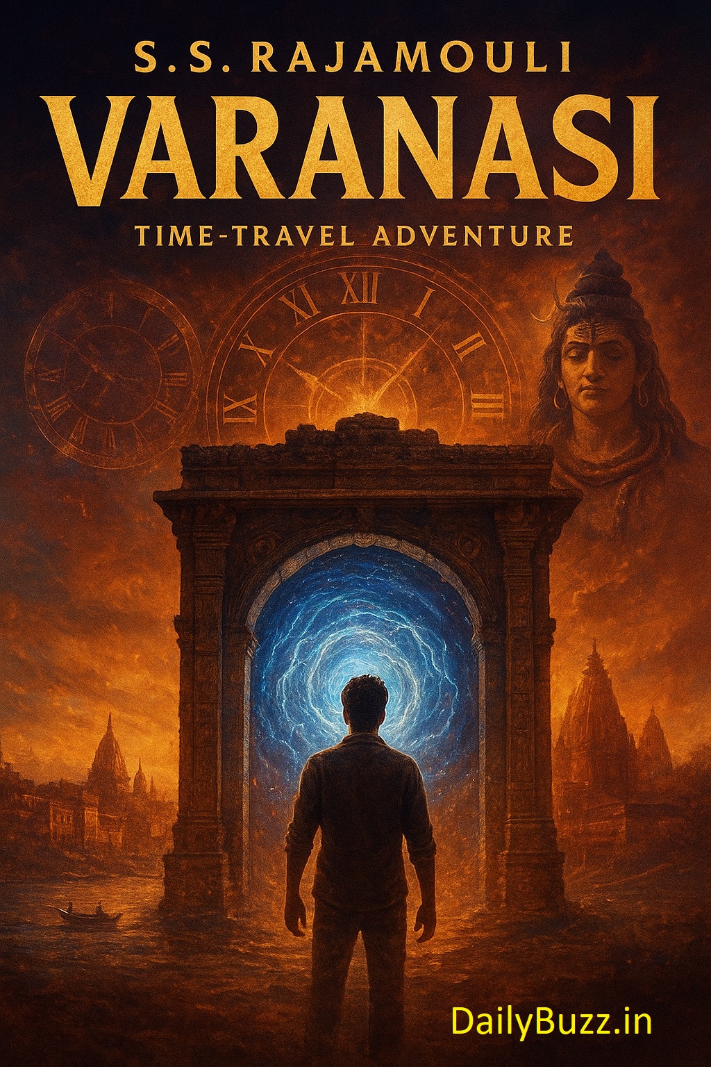 Rajamouli’s Varanasi movie with time-travel and mythological elements graphic